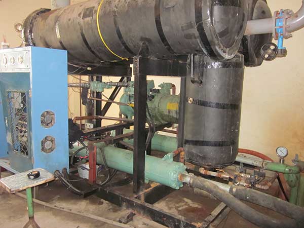 Replace the Bitzer refrigeration compressor